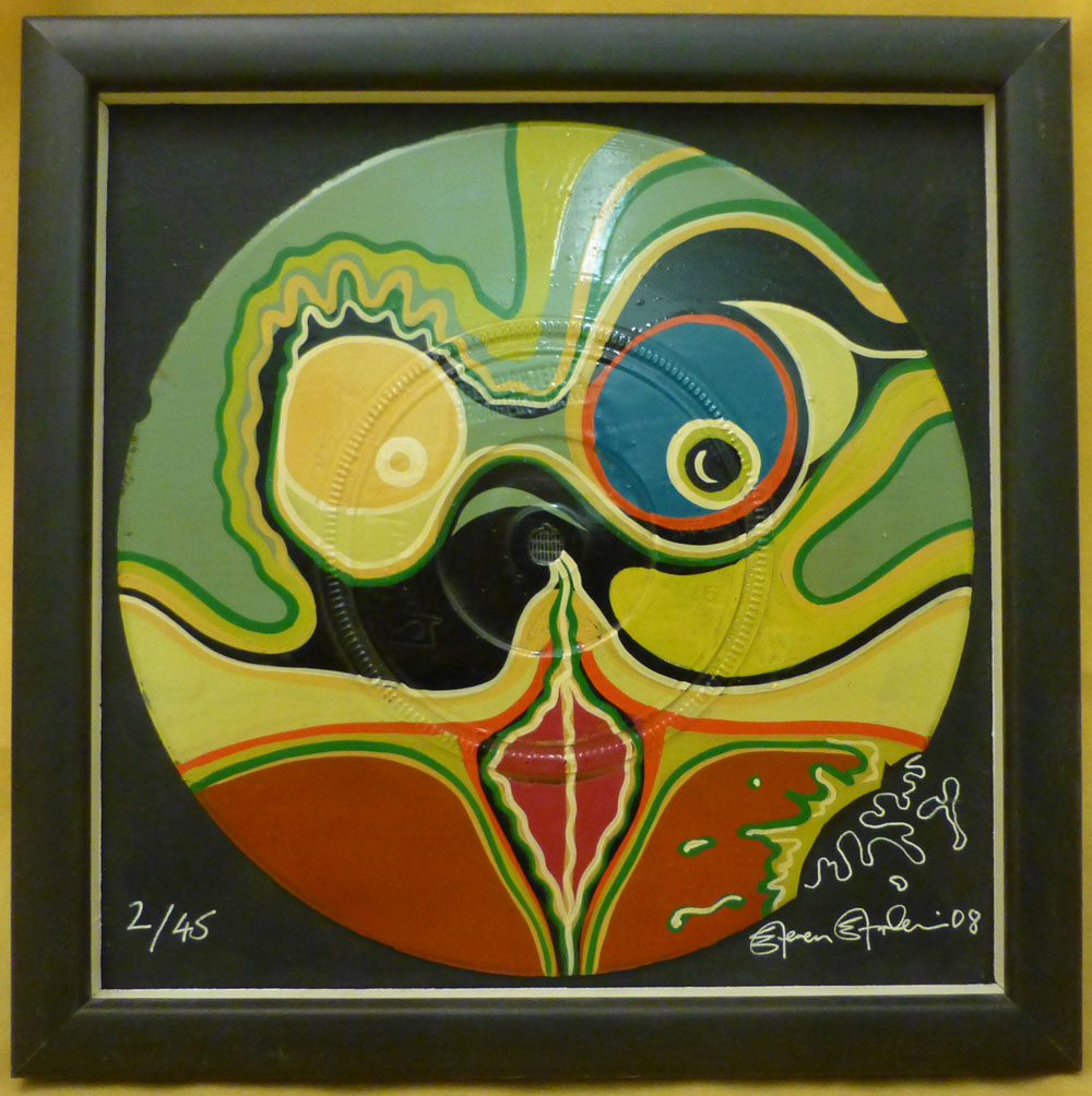 Nurse With Wound / Steven Stapleton Framed 7 Inch Single Painting