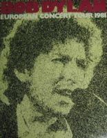 Bob Dylan Tour European Tour Programme from 1981